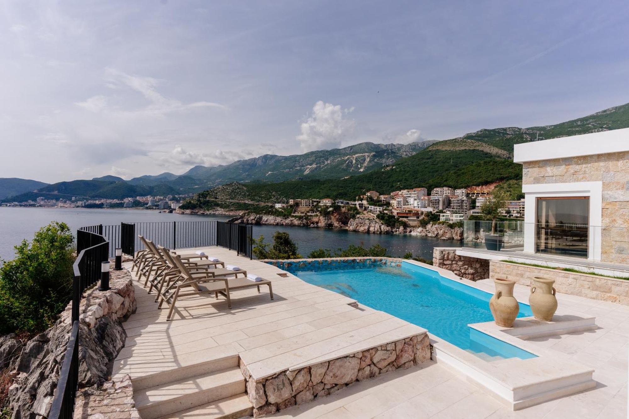 Blanche Cliff Apartments Sveti Stefan Exterior foto
