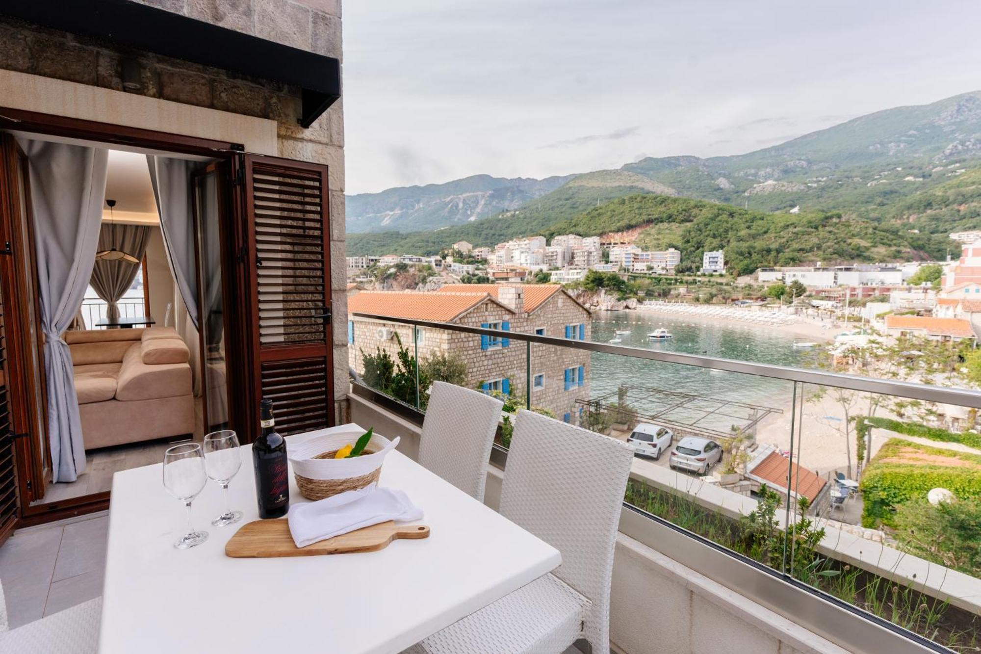 Blanche Cliff Apartments Sveti Stefan Exterior foto